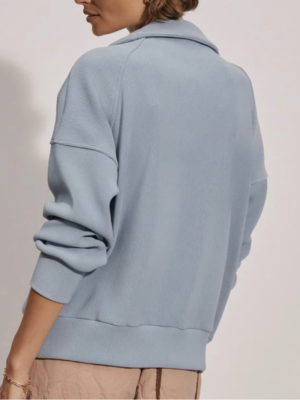 Varley Rhea Half Zip Sweatshirt - Picture 7 of 8